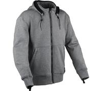 DIFI Soho Motorcycle Zip Hoodie, grey, size L