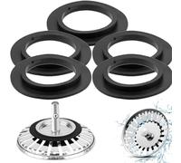 Difistik 5PCS Franke Sink Plug Rubber Seal O-Rings Washers Gasket Pop Up Basin Sink Waste Fitting for Basket Strainer 78 79 80 82 83mm Kitchen Drain Sealing Universal Replacement Accessories