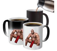 Difistik Funny Gifts for Men, Barry Wood Mug On Bed Secret Santa Gift for Men, Novelty Rude Joke Mug, Men's Novelty Present Heat Transition Mug Gifts for Birthday, Anniversary, DIFI24031209