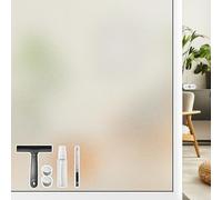 DIFIT Window Film Privacy Frosted Window Film Opaque Privacy Films for Glass Windows UV Blocking Removable Static Cling Windows Frosting Films for Home Office (90 x 300 cm) Roll Contains a Bladed Item