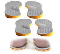 DIFLAX 2 Pairs 4 in 1 Orthopaedic Insoles for Posture Corrector Corrector Gel for Women Men Plantar Fasciitis Pronation Flat Feet High Arch Support Metatarsalgia X/O Valgus