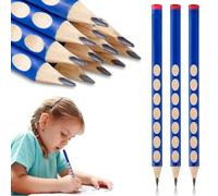 DIFLAX Pack of 30 Lucky Pencil Pencils with Eraser, Lucky Exam Pencil, Ergonomic Triangular Pencil for Right-Handed Users, Drawing Writing Stationery for Adults, Teachers, Colleagues