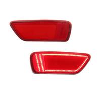 Difmqf Rear Bumper Reflector Light For Jeep For Grand For Cherokee 2012-2021 For Compass 2011-2017 For Dodge Journey Rear Bumper Reflectors Tail Brake Lights Fog(Red Lens)