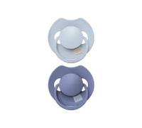 Difrax LOVI Dynamic Dummy 18+ Months - Light Blue & Navy - 2 Pieces - Easy to Accept, BPA-Free, High Quality and Durable Silicones