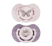 Difrax Lovi Dynamic Dummy 6 to 18 Months Pink & Purple