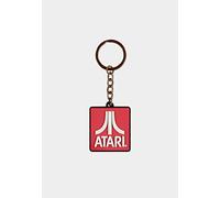 Difuzed Atari Rubber Keychain - Classic Gaming Keychain - Red - Unisex-Adults