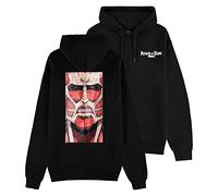 DIFUZED ATTACK ON TITAN - Colossus Titan - Pull à Capuche Zipper Homme (M)