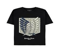 DIFUZED ATTACK ON TITAN - Saison 4 Black - T-Shirt Homme (XL)