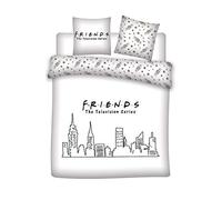 Difuzed AYMAX S.P.R.L. Friends Double Bedding Set - Duvet Cover 240 x 220 cm + 2 Pillowcases 63 x 63 cm