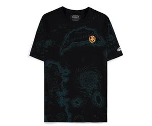 DIFUZED Azeroth Map World of Warcraft T-Shirt Short Sleeve, Multicoloured, One Size