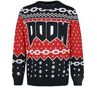 Difuzed Doom - Knitted Christmas Jumper (s) Red