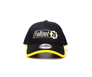 Difuzed Fallout 76 - Yellow Logo Adjustable Cap, Black, One Size
