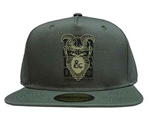 Difuzed Hasbro Dungeons & Dragons Tomb of Horrors Logo Snapback Baseball Cap Black SB157