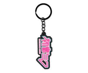 Difuzed Hatsune Miku - Rubber Logo Keychain