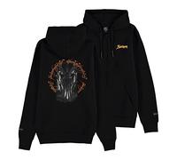 Difuzed Men's Lord of The Rings-Sauron-Pull à Capuche Zipper Homme (S), Blue, One Size