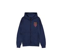 DIFUZED Marvel Thor Sweat with Zip-Up Hood, Pour Homme and Garçon Coupe Droite, Blue, M