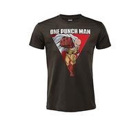 Difuzed One Punch Man Official T-Shirt Pattern Character Unisex Adult Boy Cotton, multi-coloured, S