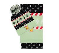 Difuzed Pikachu Pokemon Hat and Scarf Set