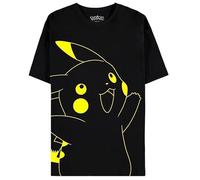 Difuzed Pokemon Pikachu Outline T-Shirt (S)