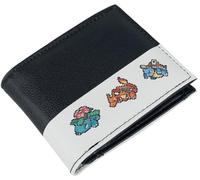 Difuzed Pokemon Pixel Starter Unisex Wallet Black/White, Black/White, One Size, Classic