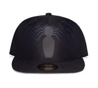 MARVEL COMICS Venom Black Spider Logo Snapback Baseball Cap - SB321333SPN