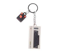 Difuzed THE C64 - CONSOLE & JOYSTICK 3D RUBBER KEYCHAIN