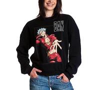 Difuzed The Seven Deadly Sins Women's Crew Sweater, black, L