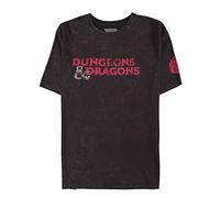 Difuzed Unisex Children's Dungeons & Dragons Men's Boys Premium Short Sleeve T-Shirt, Black Set, Black, S