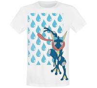 Difuzed Unisex Kid's Pokémon Greninja Men's Boys' Short-Sleeved T-Shirt, White, X-Large