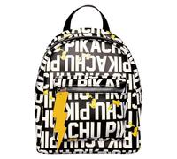 DIFUZED Unisex's Pokemon-Pikachu Lettering Mini Backpack, Multi, One Size