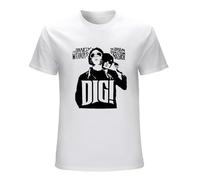 Dig Brian Jonestown Massacre & Dandy Warhols Mens T-Shirt Casual Cotton Unisex White Tee Tops L