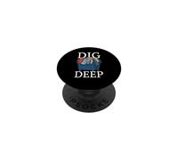 Dig Deep Bin Funny Thrift Reseller Bins Thrifting & Flipping PopSockets Adhesive PopGrip