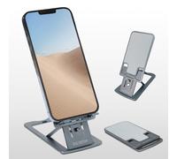 Dig Detox Mobile Phone Stand for Desk Phone Holder Stand, Angles and Height Adjustable Aluminum Mobile Phone Desk Holder Stand for Phone Tablet Smartphone