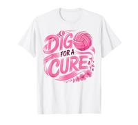 Dig for A Cure Breast Cancer Awareness Volleyball T-Shirt