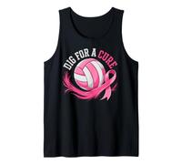 Dig for A Cure Breast Cancer Awareness Volleyball Tank Top