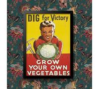 Dig For Victory WW2 Propaganda War Wall Art Poster Print | (A4 Framed - Black Frame)