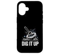 Dig It Up Rock Hammer Geology Quote Case for iPhone 16