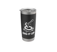 Dig It Up Rockhound Crystal Mining Graphic Stainless Steel Insulated Tumbler