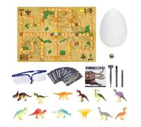Dig Set - Fun Fossil Excavation, Creative Learning Activity, Dinosaur Egg Discovery | STEM Educational Kit For Boys Girls Students Kids Classroom Home Birthday Party Science Experiments