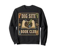 Dig Site Book Paleontologist Club Library Reading Group Sweatshirt