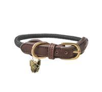 Digby and Fox Fine Dog Rope Collar Black - Large