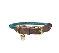 Digby and Fox Fine Dog Rope Collar Green - Extra Large