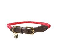 Digby and Fox Fine Dog Rope Collar Red - Small