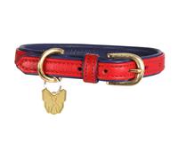 Shires Digby and Fox Padded Leather Dog Collar - XS (29 - 34cm) · Scarlett
