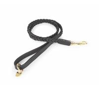 Digby and Fox Plaited Dog Lead Black - One Size