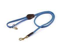 Digby and Fox Rolled Leather Dog Lead Royal - One Size