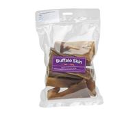 Digby & Fox Buffalo Skin Dark Dog Chews | 100% Natural High Protein Treats | Long-Lasting, Grain-Free Chews for Dental Health & Strong Jaws | Air-Dried Healthy Snack | 500g Pack