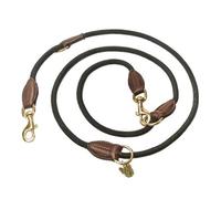Digby & Fox Leather Dog Lead Black (One Size)