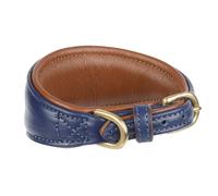 Digby & Fox Leather Padded Greyhound Dog Collar ER2094
