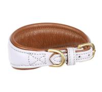 Digby & Fox Leather Padded Greyhound Dog Collar Lilac (Xs - Neckline: 21Cm-24Cm)